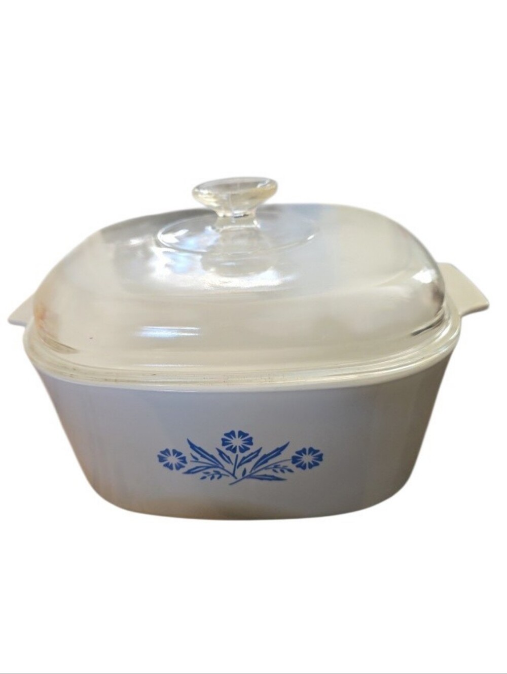 Vintage 5qt. Corningware blue cornflower